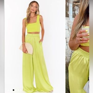 NWT Show me your Mumu set (Irwin pants XS and Ansley top S)